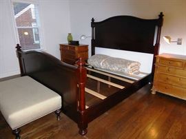 Restoration Hardware King Bed & Ottoman