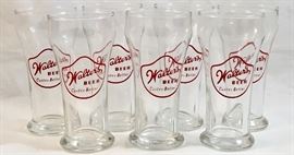 Vintage Walter's Beer Pilsner Glasser