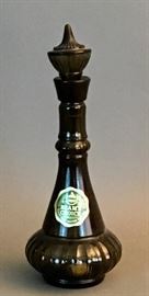 1964 Jim Beam Genie Smoke Glass Bottle w/ Stopper