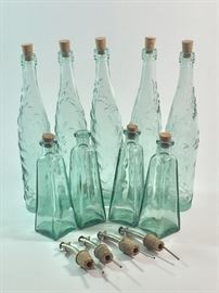 Modern, New Oil and Vinegar Bottles