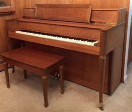 Story & Clark Mahogany Piano