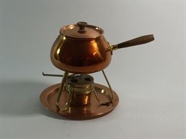 Copper Fondue Pot