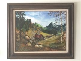 Mary Alice Larson, Mari Alys Oil Painting