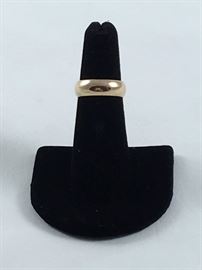 14k Gold Ring, Wedding Band