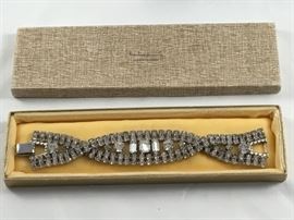 Vintage Rhinestone Bracelet 