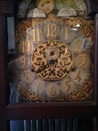 Dial of Grandfather Clock