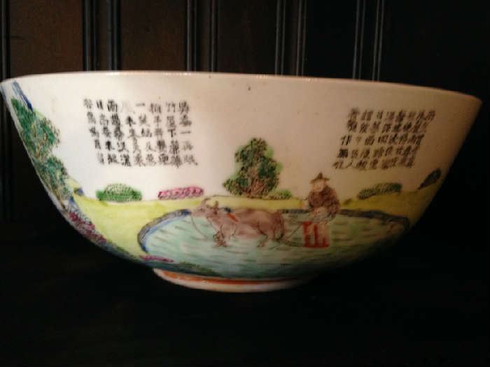   Hand Painted Chinese Bowl