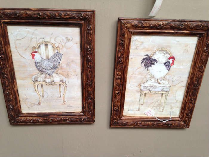 Pr. Rooster Paintings