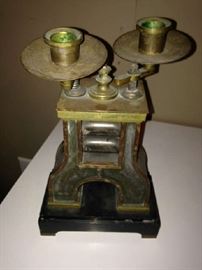 Antique French Industrial Candleabra