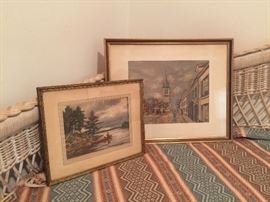 Some of the lovely framed art