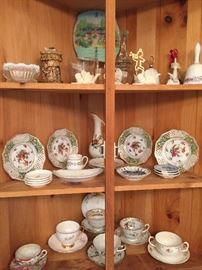 Some lovely china and other decor