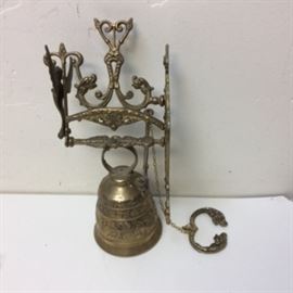 Vintage Monastery Angel Brass Bell