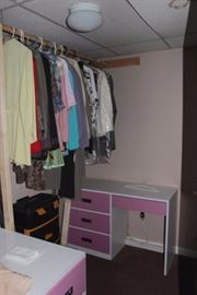 Clothing & Assorted Bedroom Furnishings