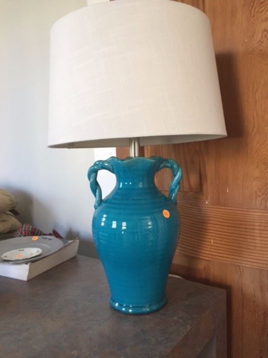 One of pair of lamps, $35 each