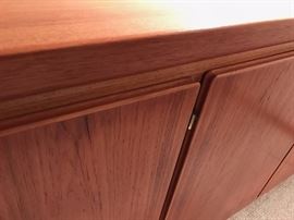 Danish Modern teak sideboard by Skovby Mobelfabrik.  Measures 60.5" wide, 19" deep and 32" tall.