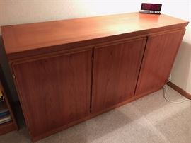 Danish Modern teak sideboard by Skovby Mobelfabrik.  Measures 60.5" wide, 19" deep and 32" tall.