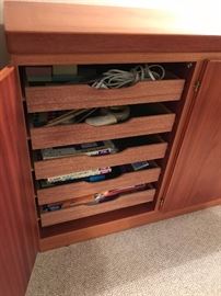 Danish Modern teak sideboard by Skovby Mobelfabrik.  Measures 60.5" wide, 19" deep and 32" tall.