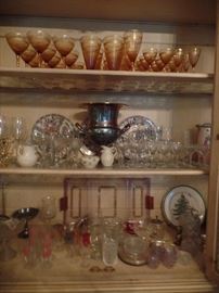 Lots of vintage glass ware