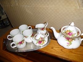 Royal Albert "Old Country Rose" Tea Set