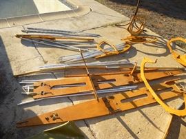 Unpacked un-assembled:  Kayak in a bag by "Greenland" Folbot 17' 3" 