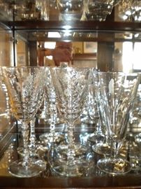 Princess House crystal glasses/stemware
