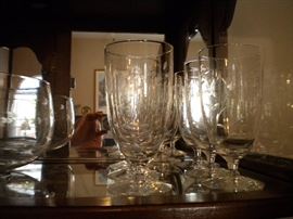 Princess House crystal glasses/stemware