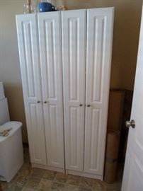 2 - double door pantry cabinets