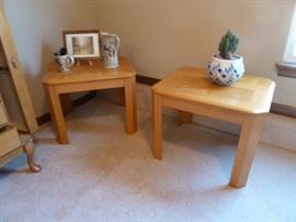 Nice wood end tables