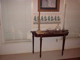 Mahogany hall table