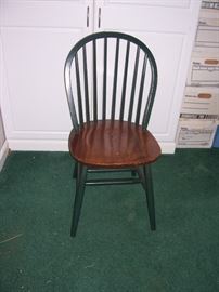 4 Green Chairs Style varies slightly