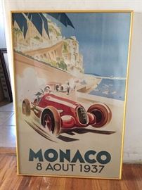 Several nice framed posters