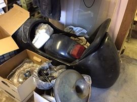 Scooter side-car shell.  We might have the wheel for this, too.