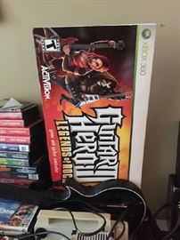 XBox 360 Guitar Hero lll Legends of Rock game and guitar controller
