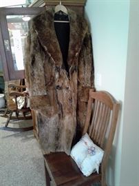 Antique bear coat