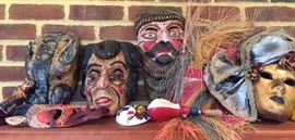 Assortment of masks.