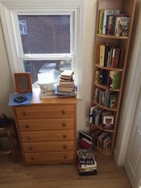Corner Bookshelf and Dresser