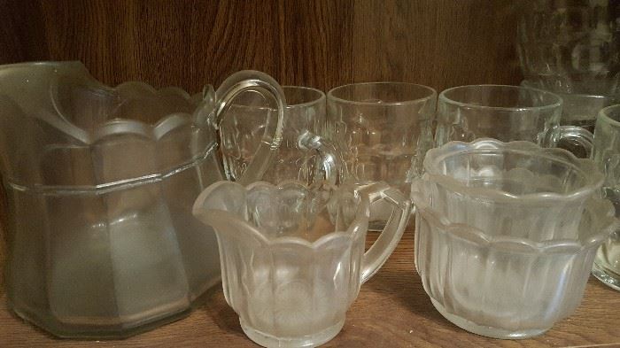 Very vintage glassware. 