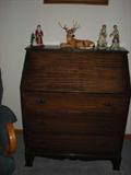 Drop Front walnut desk