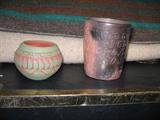 Navajo and Cherokee pottery