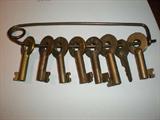 Brass Railroad Keys