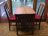 Misson Style Oak Library Table. Excellent condition
