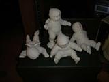Snow Babies and Snow Bunnies with boxes.