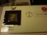 Golden Replicas of United States Stamp 1981 Album. Excellent Condition.