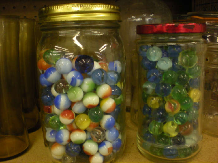 Marbles. Sold in jars not indivudally