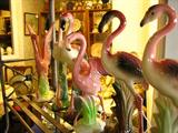 Flamingos everywhere. All sizes, shapes and many of them signed. 1950's era. Some in flight.