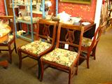 Duncan Phye Drop Leaf Table and Chairs. Excellent Condition.