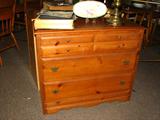Pine chest.