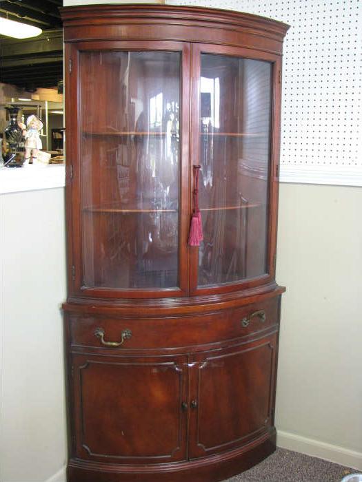 Corner China Cabinet by Keller Furniture. Absolutely beautiful.