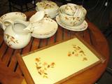 Jewel Tea Tray, bowls, covered dishes, water pitchers etc.