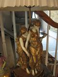 Lamp Base - Two Ladies